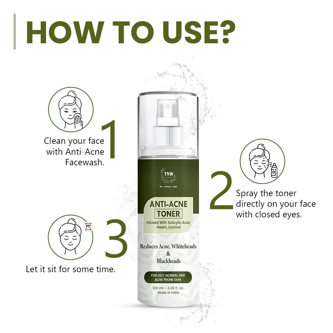 Anti-Acne Toner for Clear & Texture-free Skin