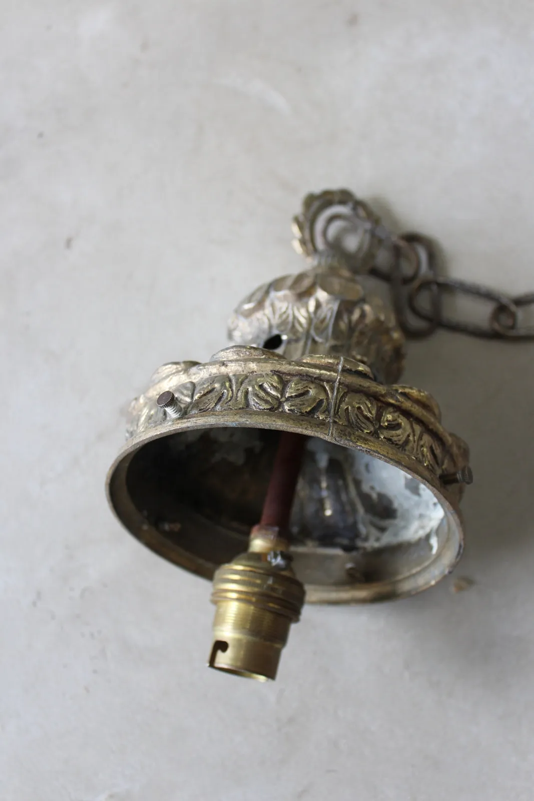 Antique Globe Ceiling Light