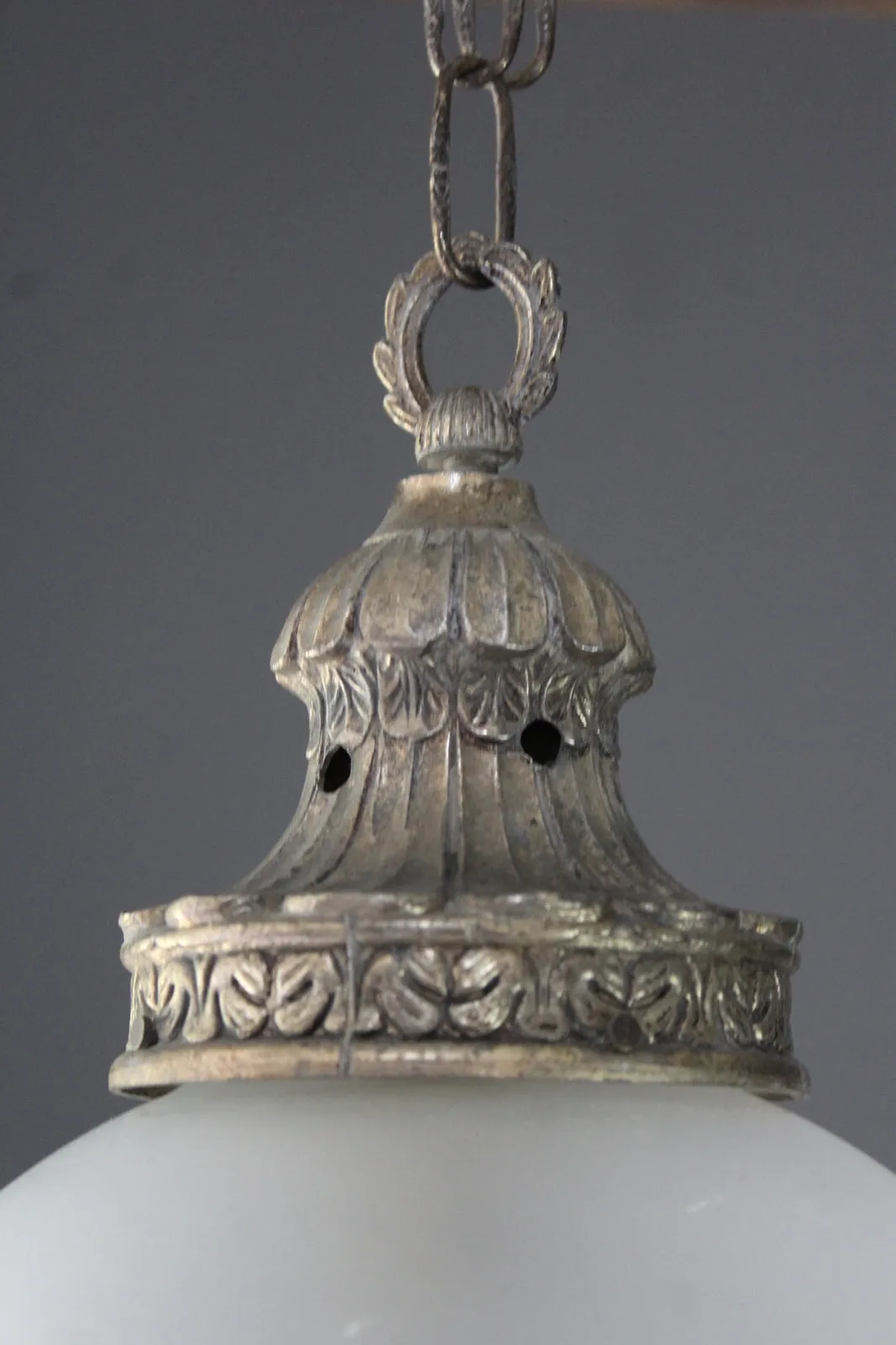 Antique Globe Ceiling Light