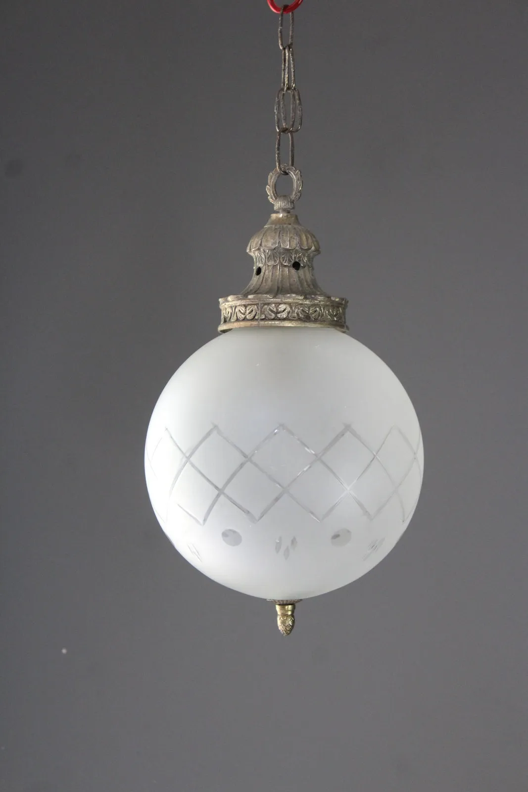 Antique Globe Ceiling Light