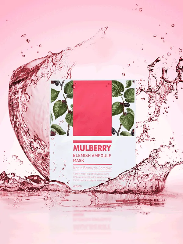 A'PIEU mulberry blemish ampoule mask قناع ورقي بالتوت من ايبيو