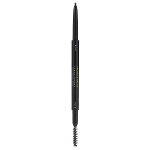 Arches & Halos Micro Defining Brow Pencil - For a Fuller and More Defined Brow- Dual Ended Pencil with Brush - Vegan and Cruelty Free Makeup - Charcoal, 0.003 oz