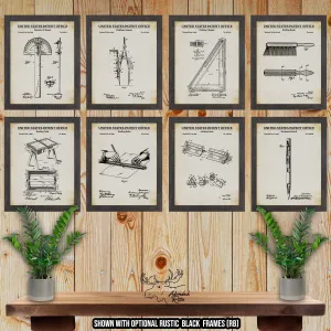 Architect Patent Print Set of 8
