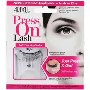 ARDELL - Self-Adhesive Press On Lash #105 Black - 1 Pair of Lashes