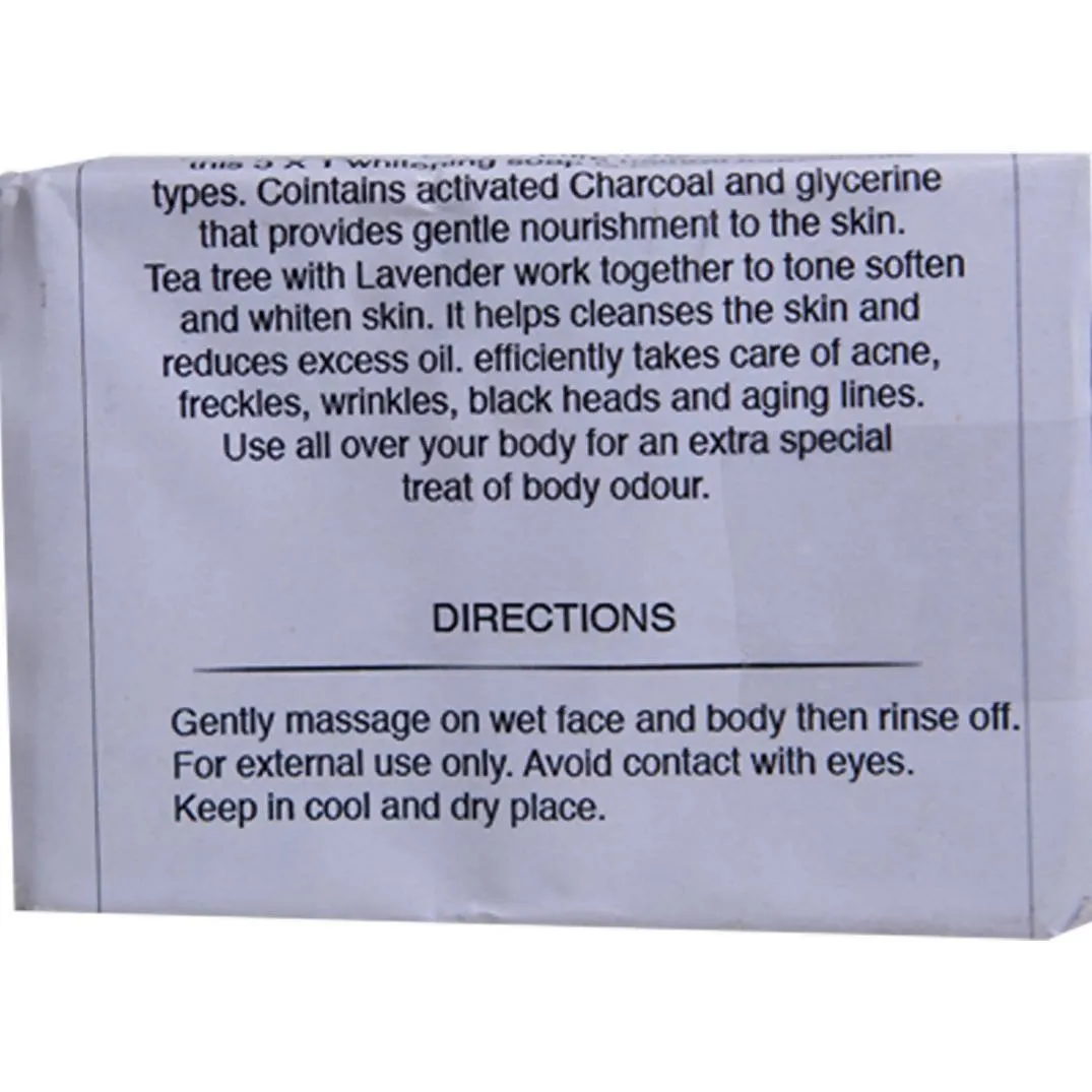 ARM Pearl Beauty Beauty Whitening Soap with Charcoal With Tea Tree   Lavender