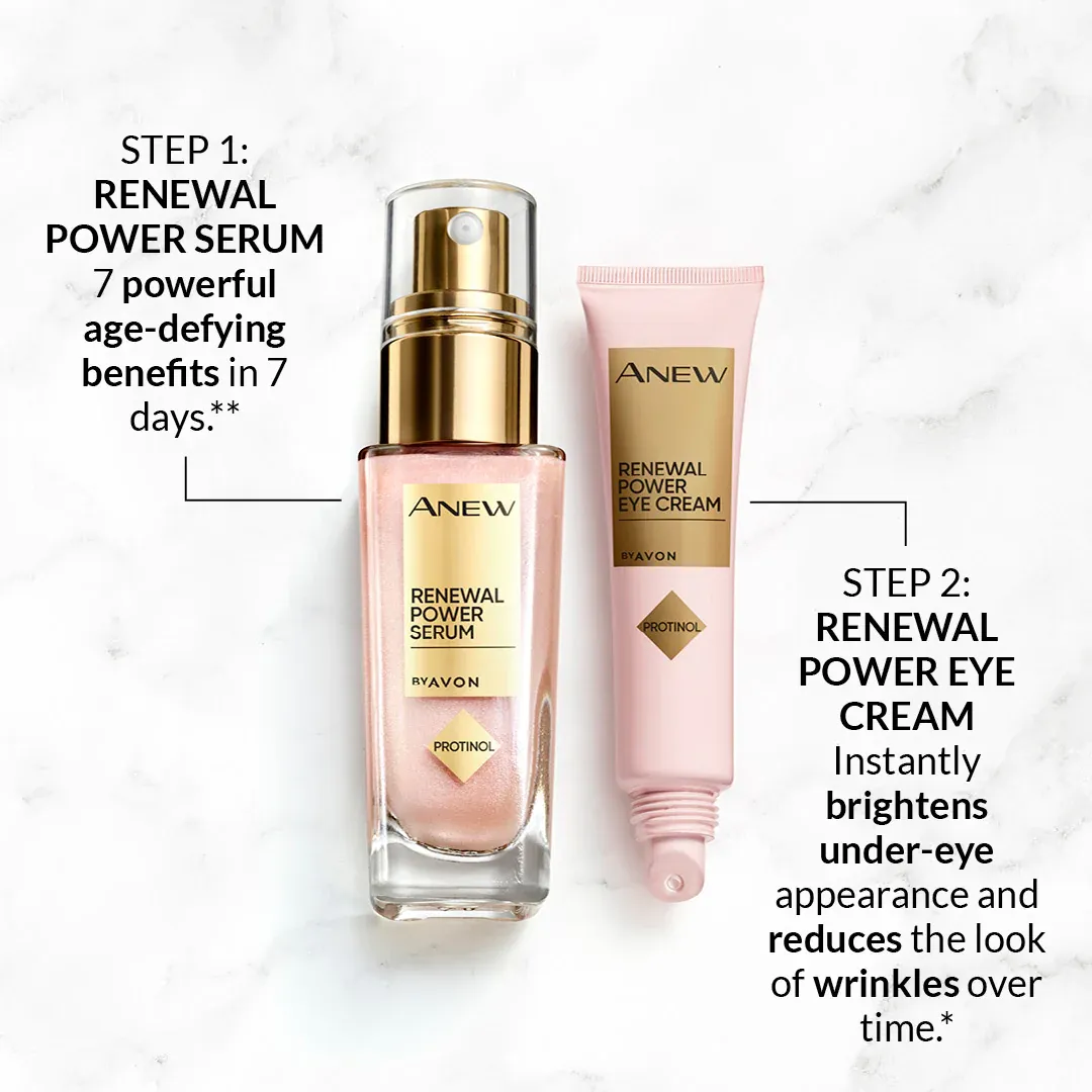 Avon Anew Renewal Power Duo Serum & Eye Cream Set