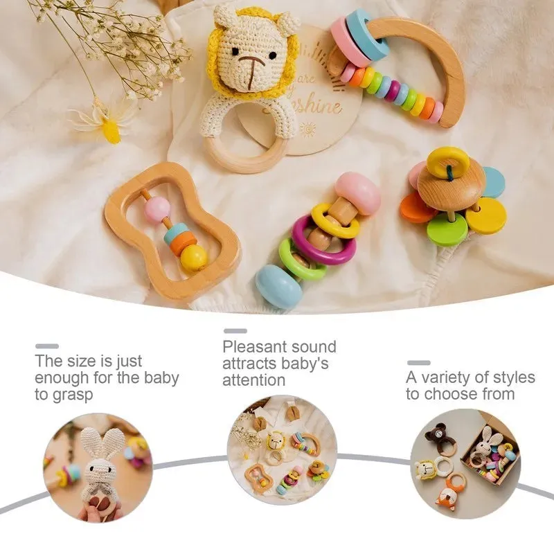 Baby Animal Rattle Gift Sets