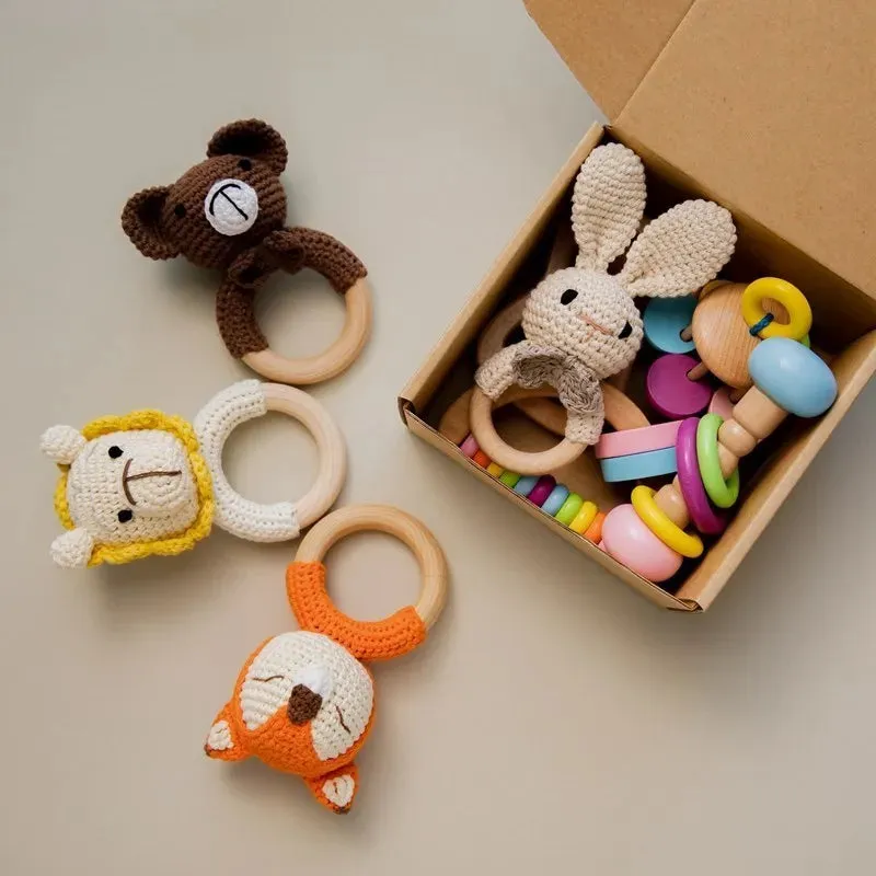 Baby Animal Rattle Gift Sets