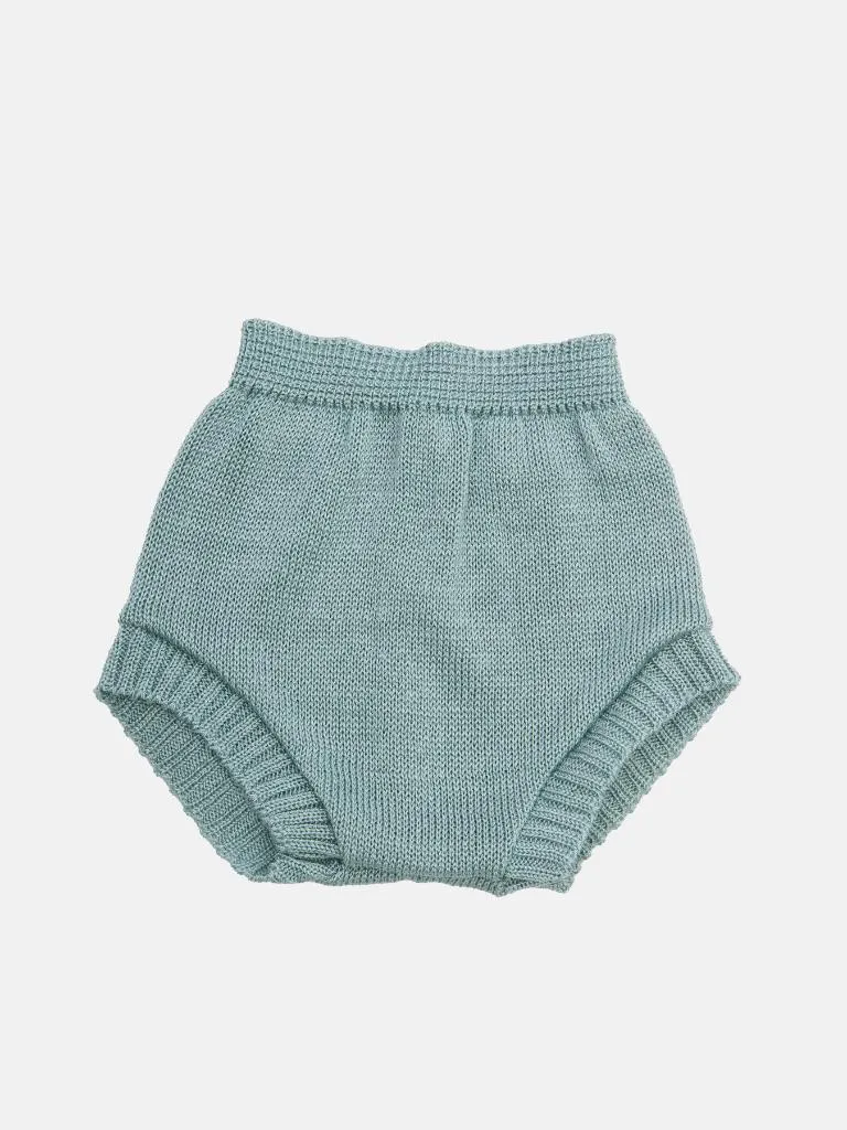 Baby Boy 3 Piece Dot Knitted Short Sleeve Summer Gift Box Set-Mint Green