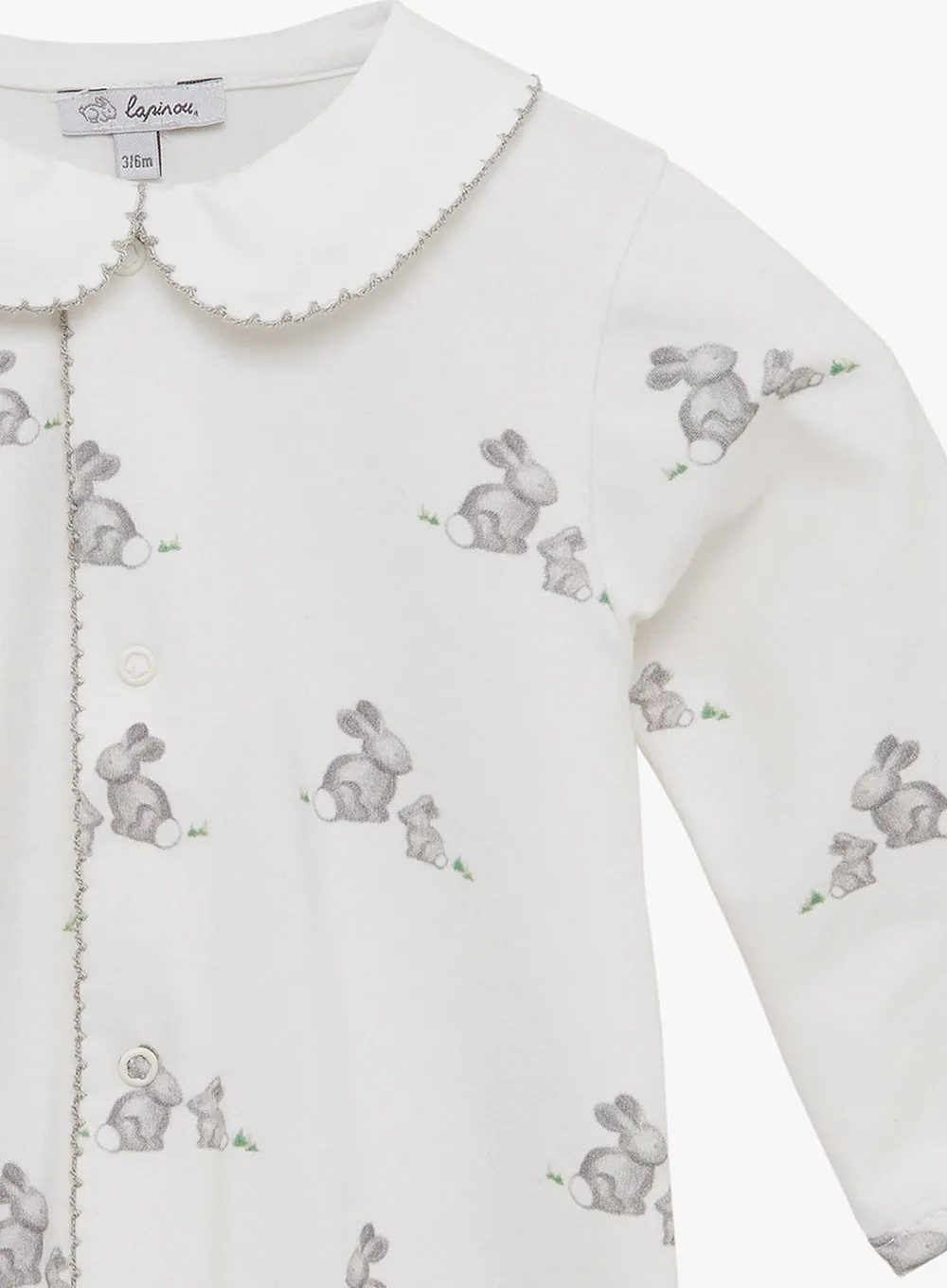 Baby Bunny All-in-One in Grey