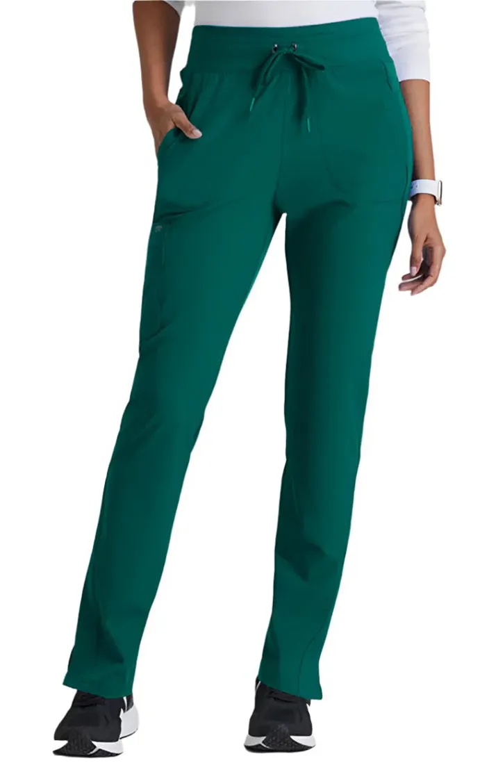 Barco One™ by Barco Uplift 5-Pocket Mid-Rise Tapered Leg Scrub Pant-Tall