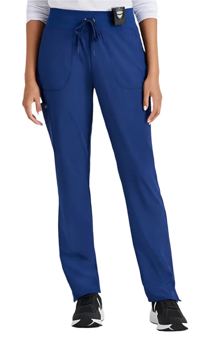 Barco One™ by Barco Uplift 5-Pocket Mid-Rise Tapered Leg Scrub Pant-Tall