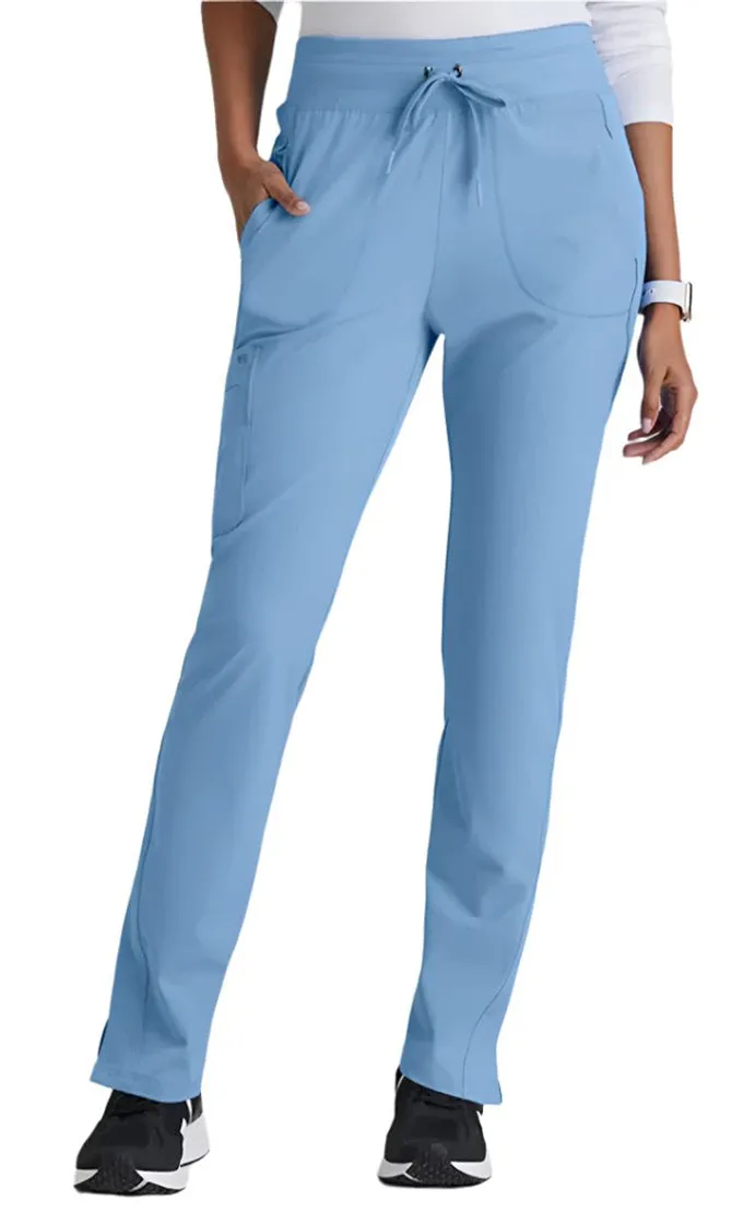 Barco One™ by Barco Uplift 5-Pocket Mid-Rise Tapered Leg Scrub Pant-Tall