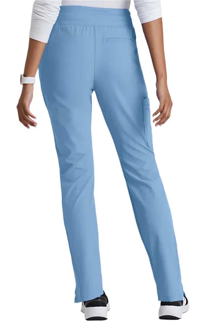 Barco One™ by Barco Uplift 5-Pocket Mid-Rise Tapered Leg Scrub Pant-Tall