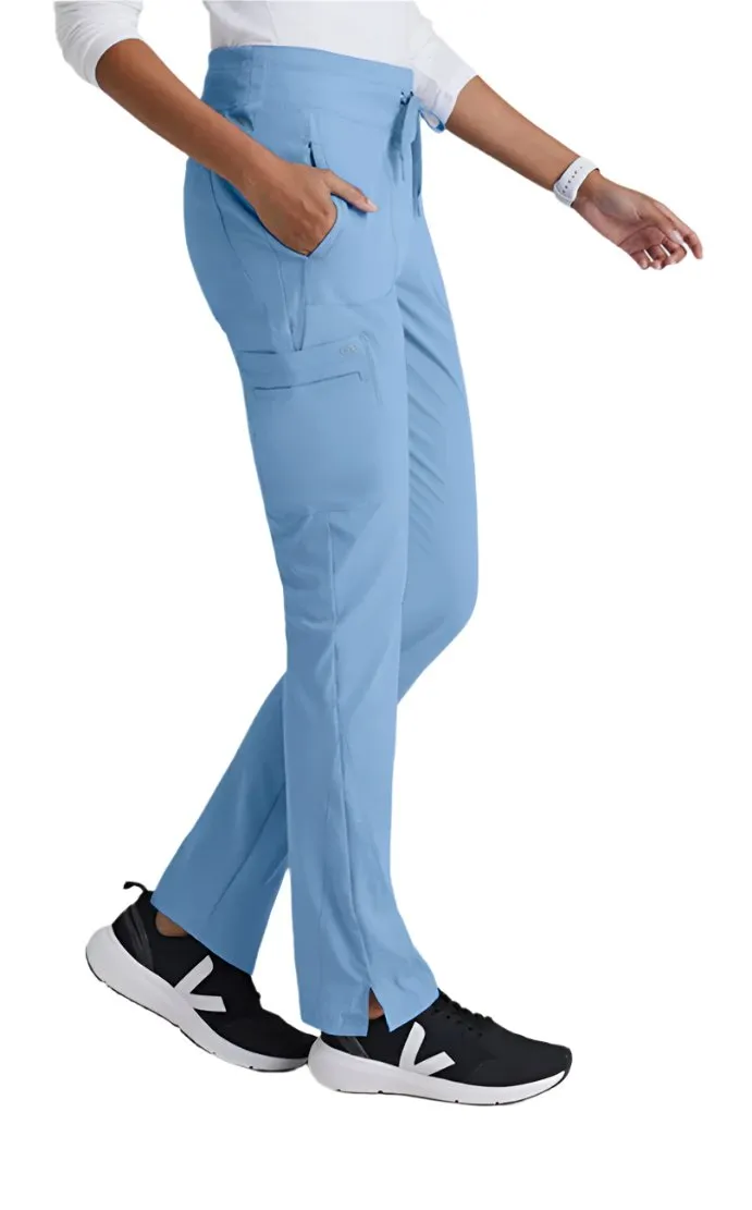 Barco One™ by Barco Uplift 5-Pocket Mid-Rise Tapered Leg Scrub Pant-Tall