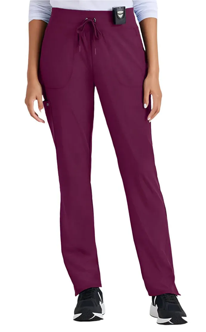 Barco One™ by Barco Uplift 5-Pocket Mid-Rise Tapered Leg Scrub Pant-Tall