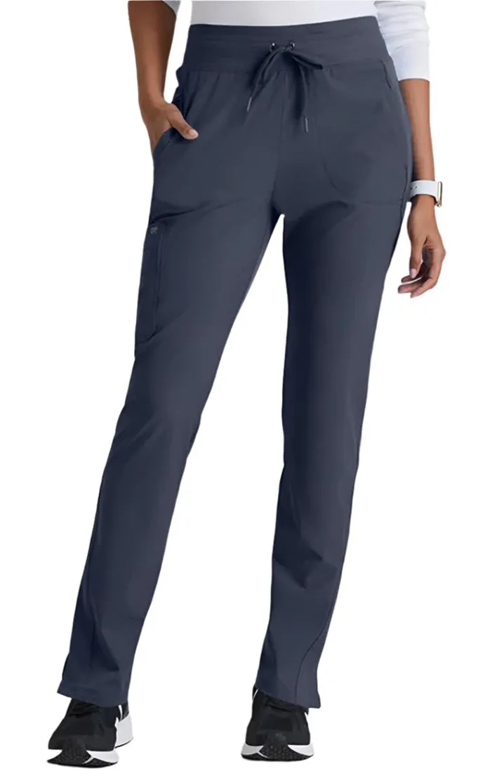 Barco One™ by Barco Uplift 5-Pocket Mid-Rise Tapered Leg Scrub Pant-Tall