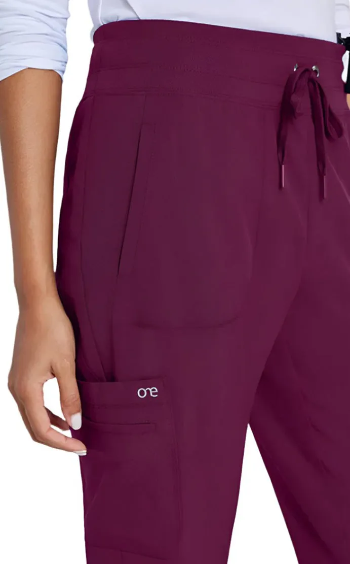 Barco One™ by Barco Uplift 5-Pocket Mid-Rise Tapered Leg Scrub Pant-Tall