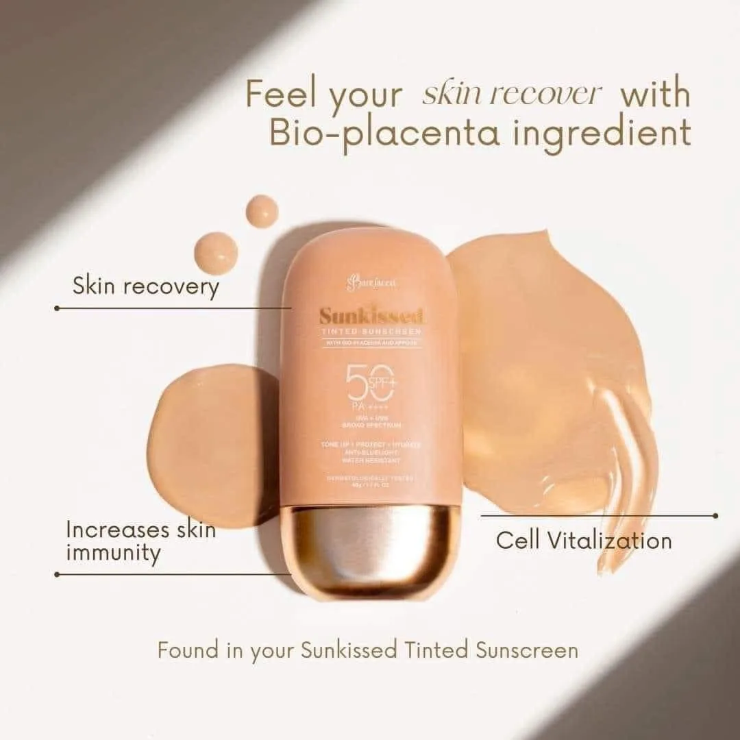 Barefaced - Sunkissed Tinted Sunscreen SPF 50 PA    - 50g