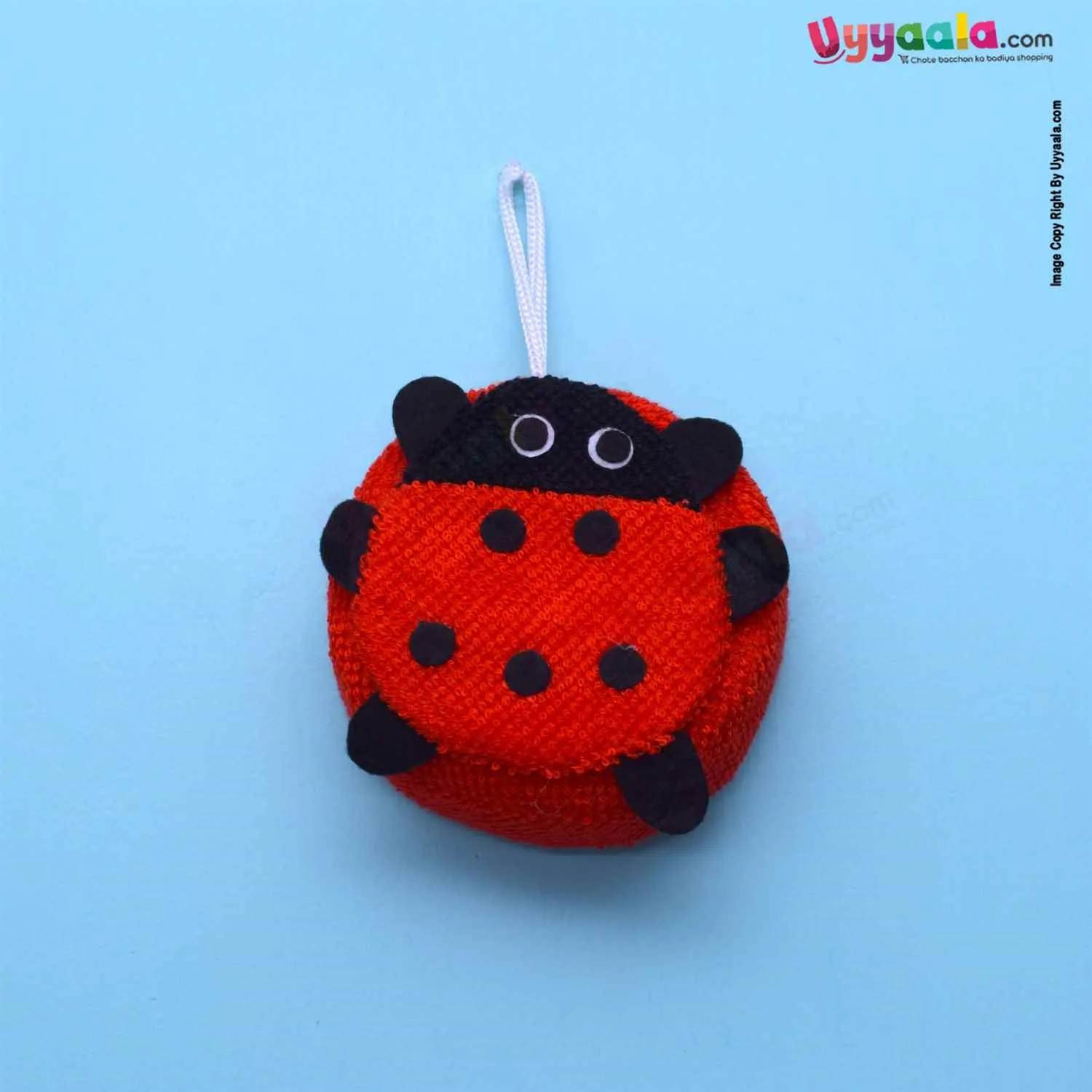 Bath Sponge for Babies with Bug Shape - Red