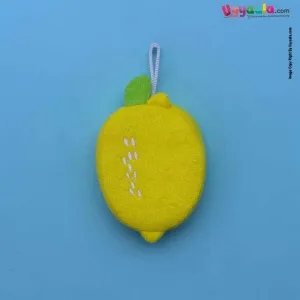 Bath Sponge for Babies with Lemon  Shape - Yellow