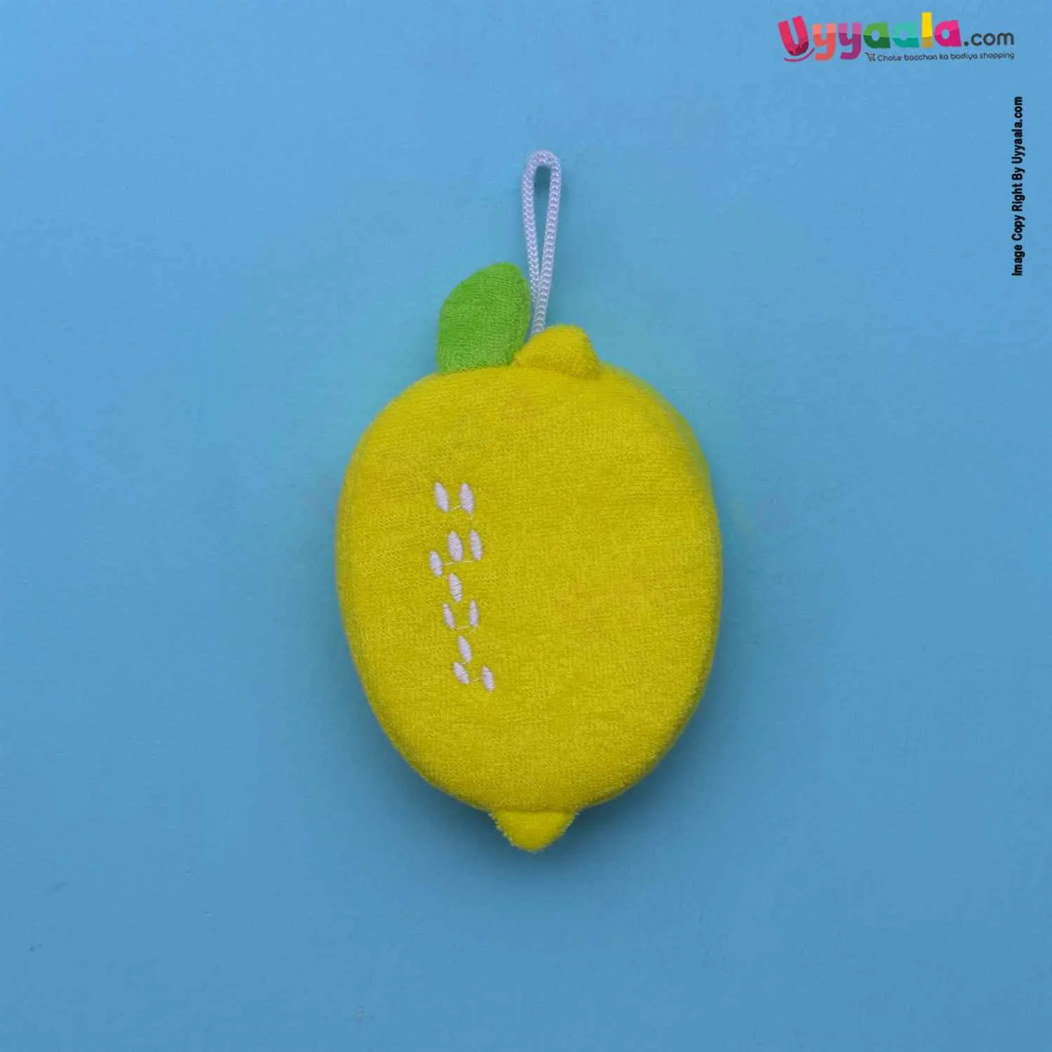 Bath Sponge for Babies with Lemon  Shape - Yellow