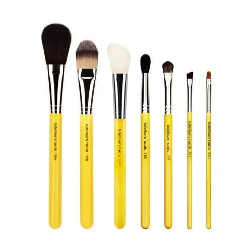 Bdellium Tools Studio Basic 7pc. Brush Set With Roll-Up Pouch