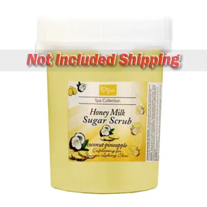 Be Beauty Spa Collection, Honey Organic Sugar Scrub, CSC2116G5, Coconut & Pineapple, 5Gallon