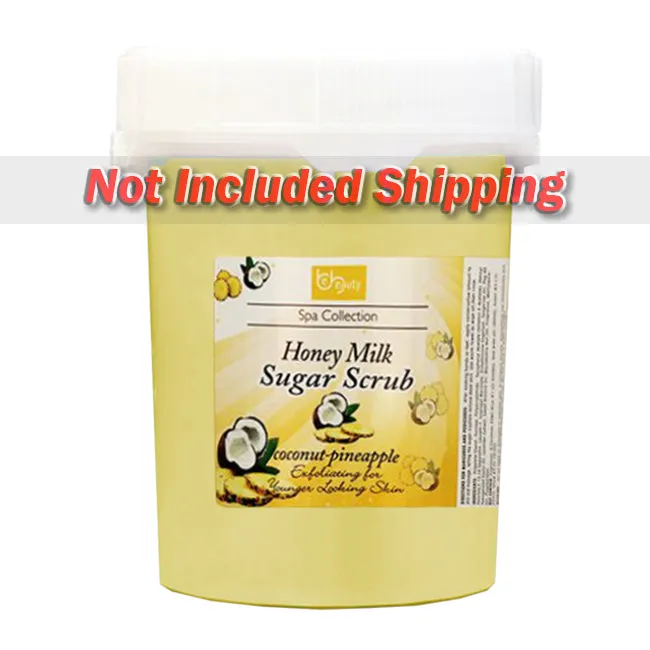 Be Beauty Spa Collection, Honey Organic Sugar Scrub, CSC2116G5, Coconut & Pineapple, 5Gallon