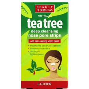 Beauty Formulas Tea Tree Nose Pore Strips - 6 pack.
