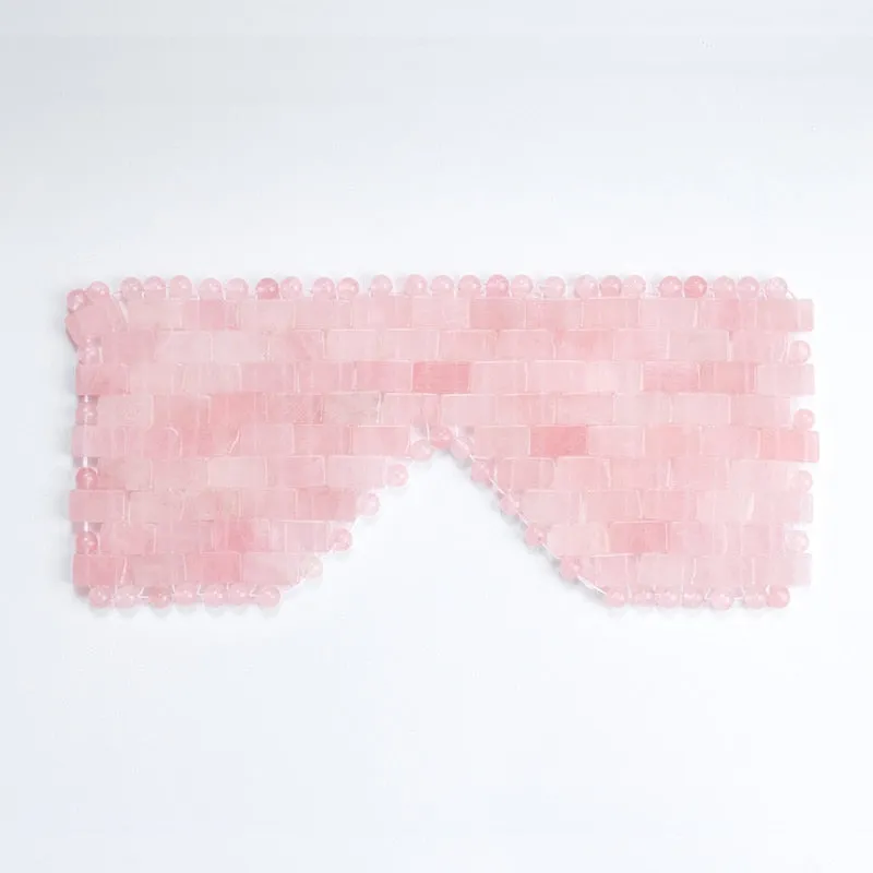 Beauty Natural Jade Eye Mask Rose Quartz Jade Eye Mask Facial Massager