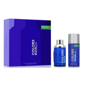 Benetton Colors Man Blue EDT 100ml   Deo 150ml .