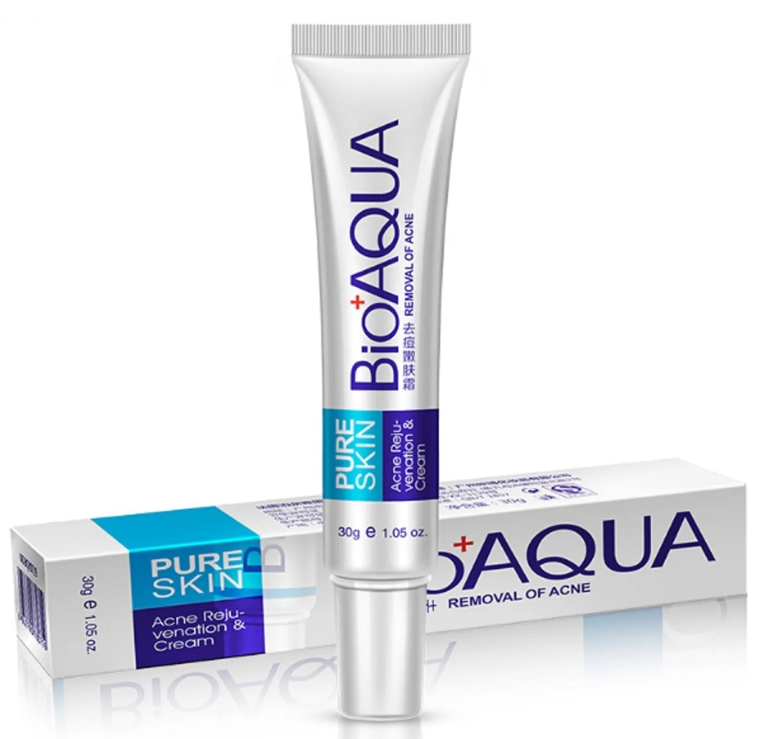 BIOAQUA 4in1 Face Acne Scar Removal Spots Pimples Oil Cream Face Masks Scar Blemish Marks Moisturizing Oil 100g 30g 30ml 4pcs X30g