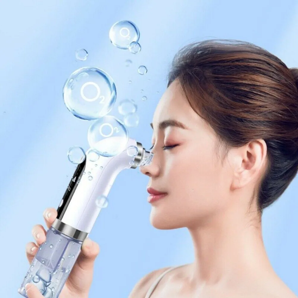 Blackhead Remover Face Deep Nose Cleaner Micro Bubble Electric