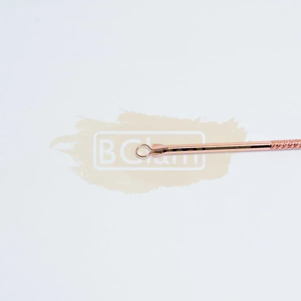Blackhead Remover/Pimple Comedone Extractor | Pointed Tip/Squeezing Loop - Rose  Gold