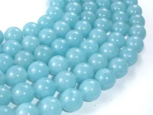 Blue Sponge Quartz Beads, Round, 12mm