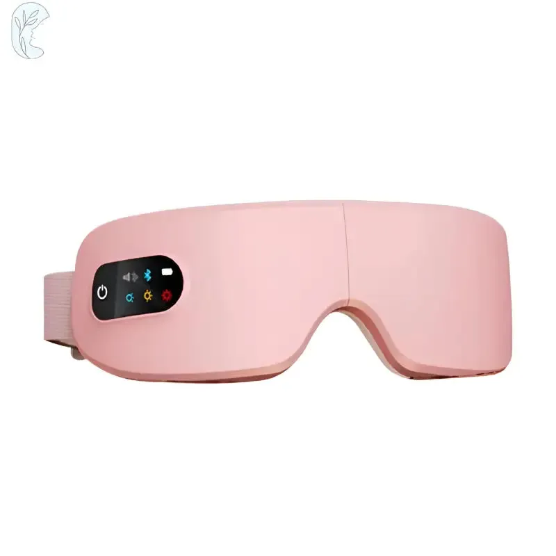Bluetooth Music Eye Massager with Heat Compression, 180° Foldable Design, and Multiple Modes