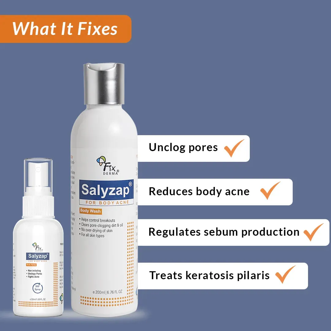 Body Acne Kit - Salicylic Acid   Tea Tree Oil Treatment For Body Acne
