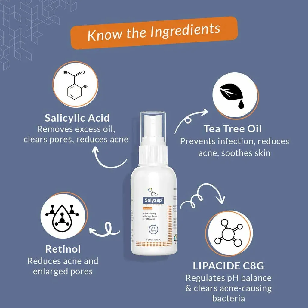 Body Acne Kit - Salicylic Acid   Tea Tree Oil Treatment For Body Acne