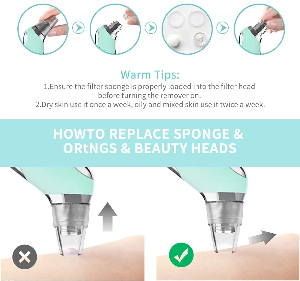 Brand new Blackhead Remover ANLAN Hot Cold Blackhead Suction Removal Tool & 3 Suction Levels for Women & Men
