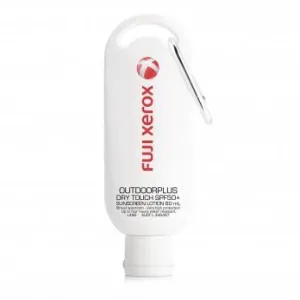 BRANDED SUNSCREEN SPF 50  AUSTRALIAN MADE CARABINER - 60ML