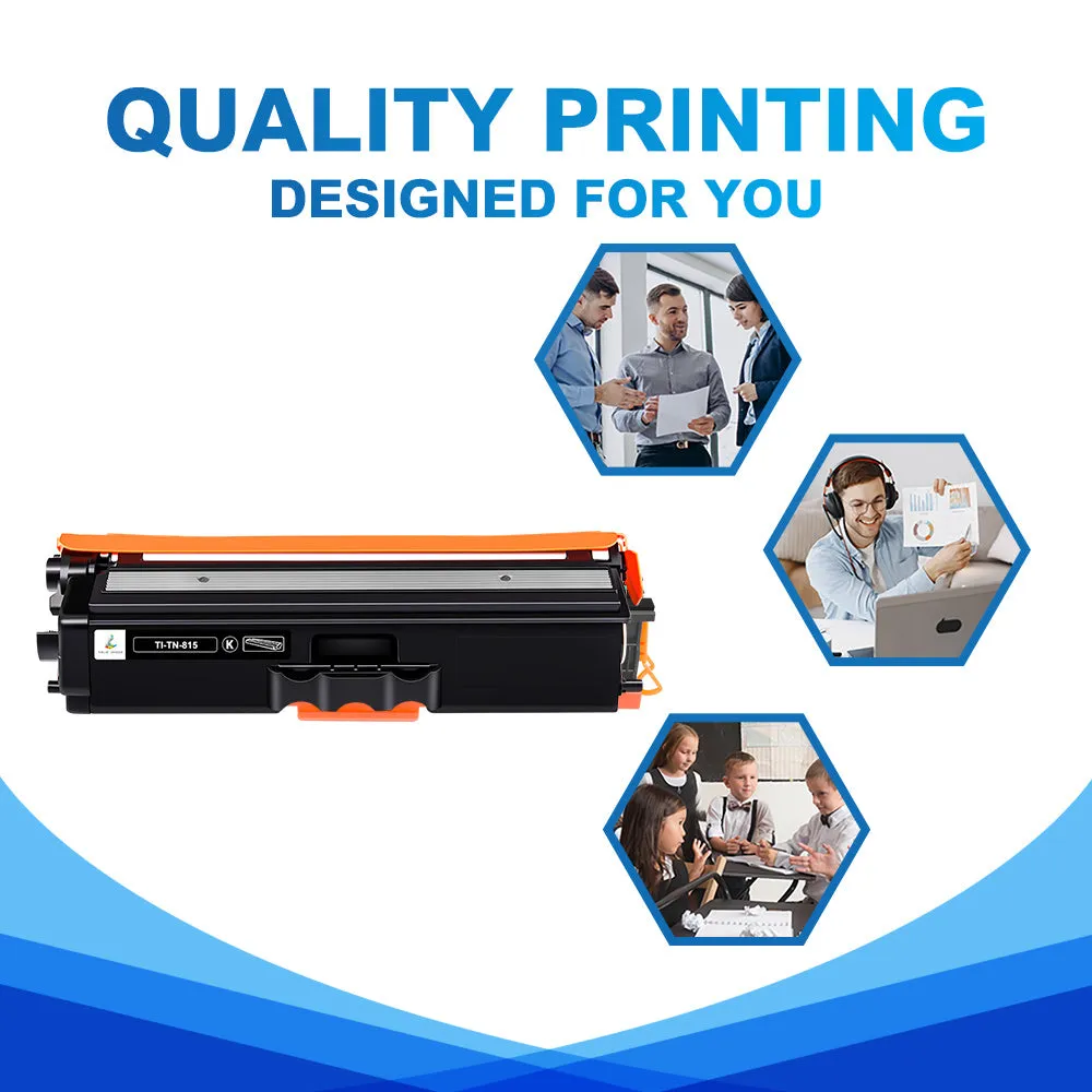 Brother TN815BK Black Toner Cartridge Replacement-With Chip