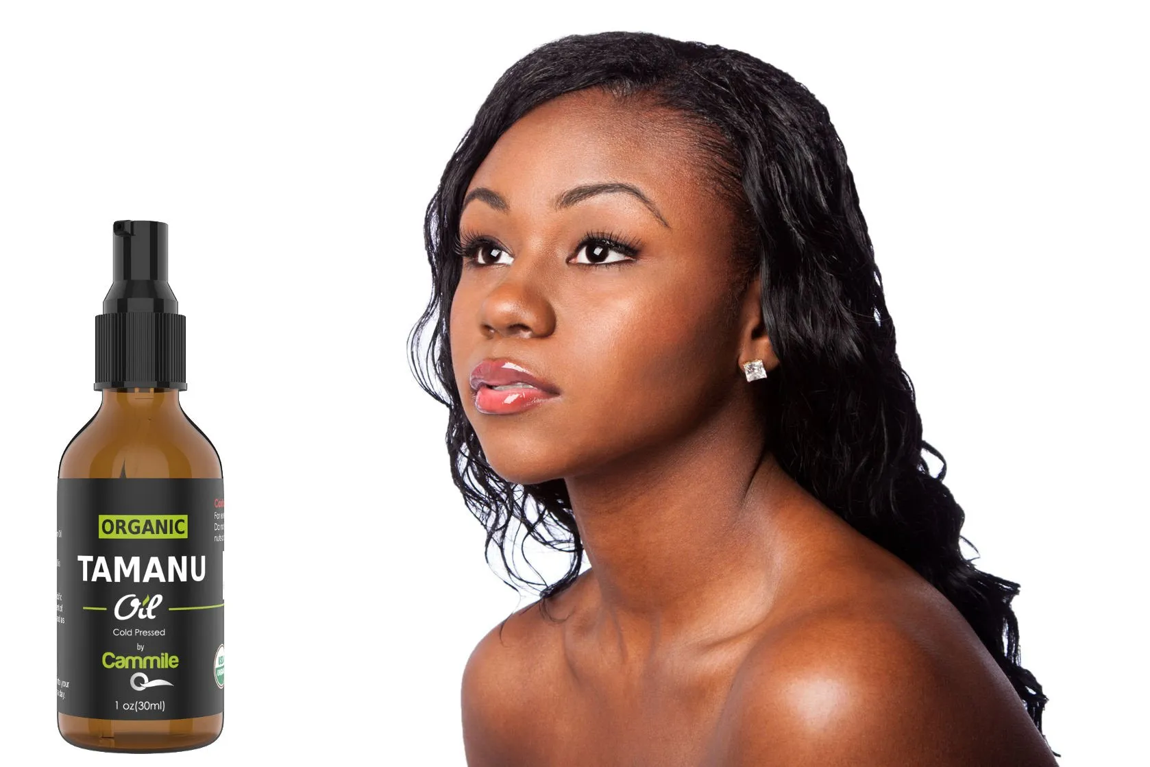 Cammile Q Organic Tamanu Oil - Natural Psoriasis Treatment - Great For Eczema, Acne & Scars - Cold Pressed