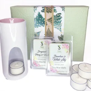 Ceramic Burner & Melts - Christmas gift pack
