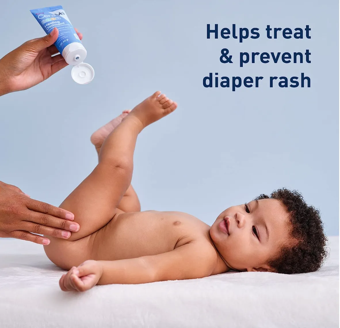 CeraVe Diaper Rash Cream | Baby Healing Ointment for Extra Dry, Cracked Skin | Diaper Cream with Ceramides & Vitamin E | Lanolin, Fragrance, Paraben, Dye, Phthalates & Sulfate Free | 3 Ounce
