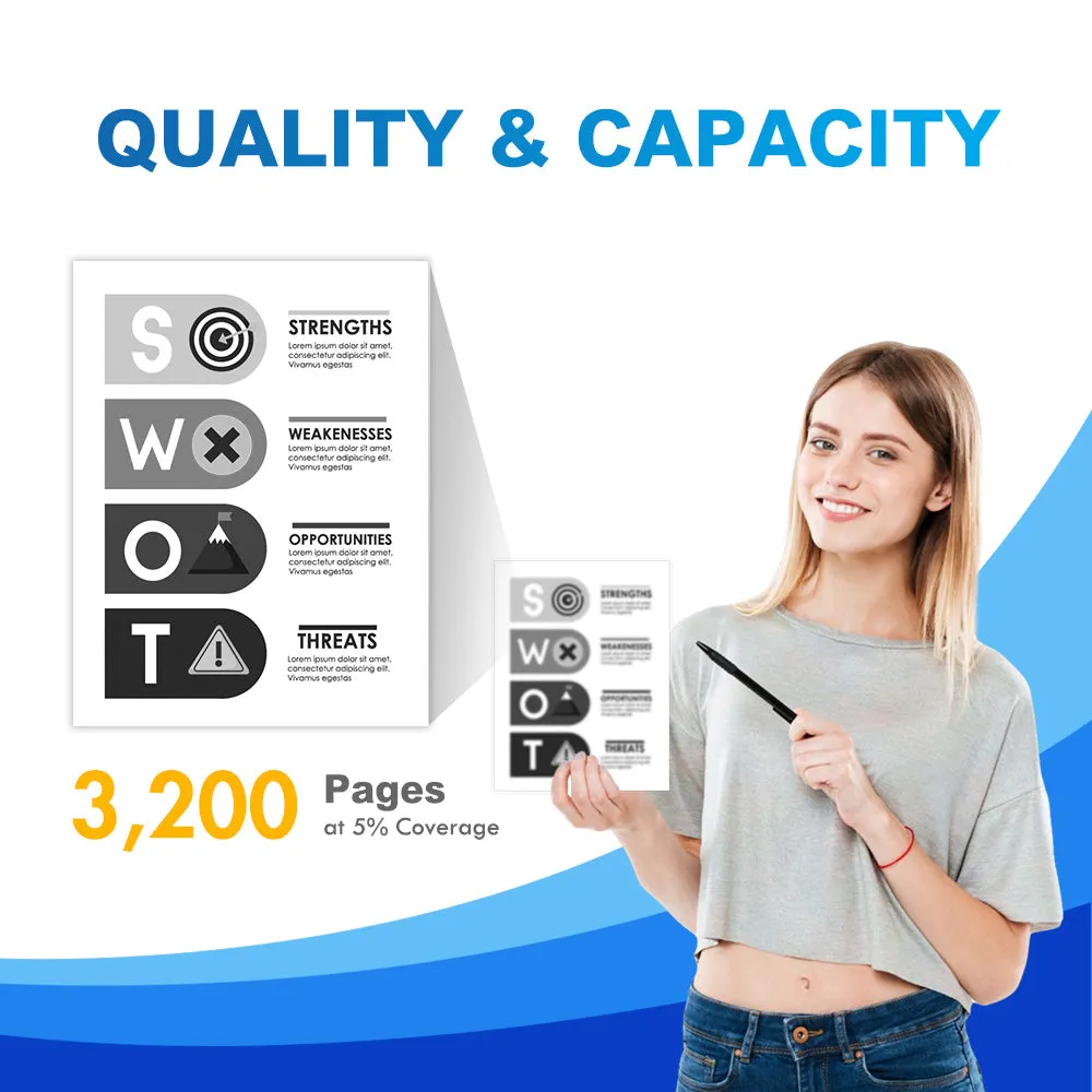 CF500X - Compatible HP 202X Black Toner Cartridge - High Yield