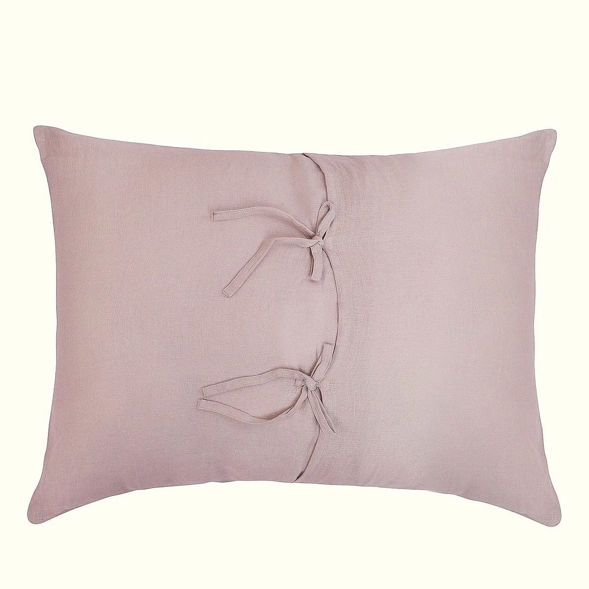 CHAMPAGNE BLUSH LINEN BEDDING SET