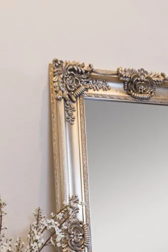 Champagne Leaner Mirror, 35 7/16" x 67", Gold