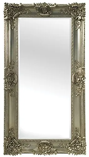 Champagne Leaner Mirror, 35 7/16" x 67", Gold