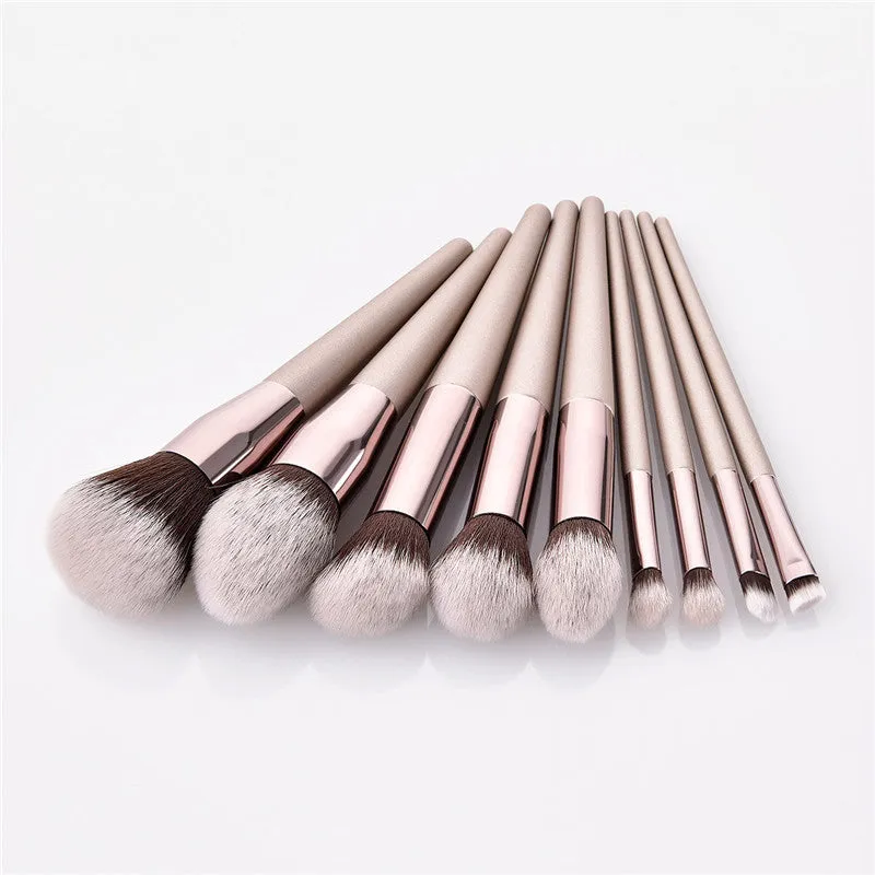 Champagne Makeup Brush Set